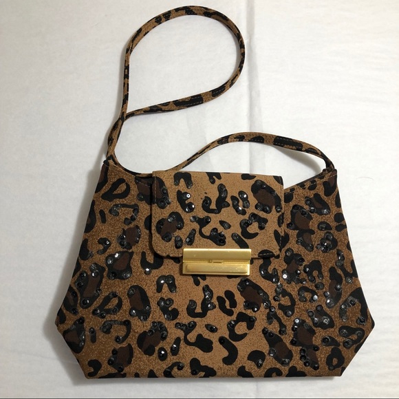 Diahann Carroll Handbags - Diahann Carroll Leopard Print Shoulder Bag